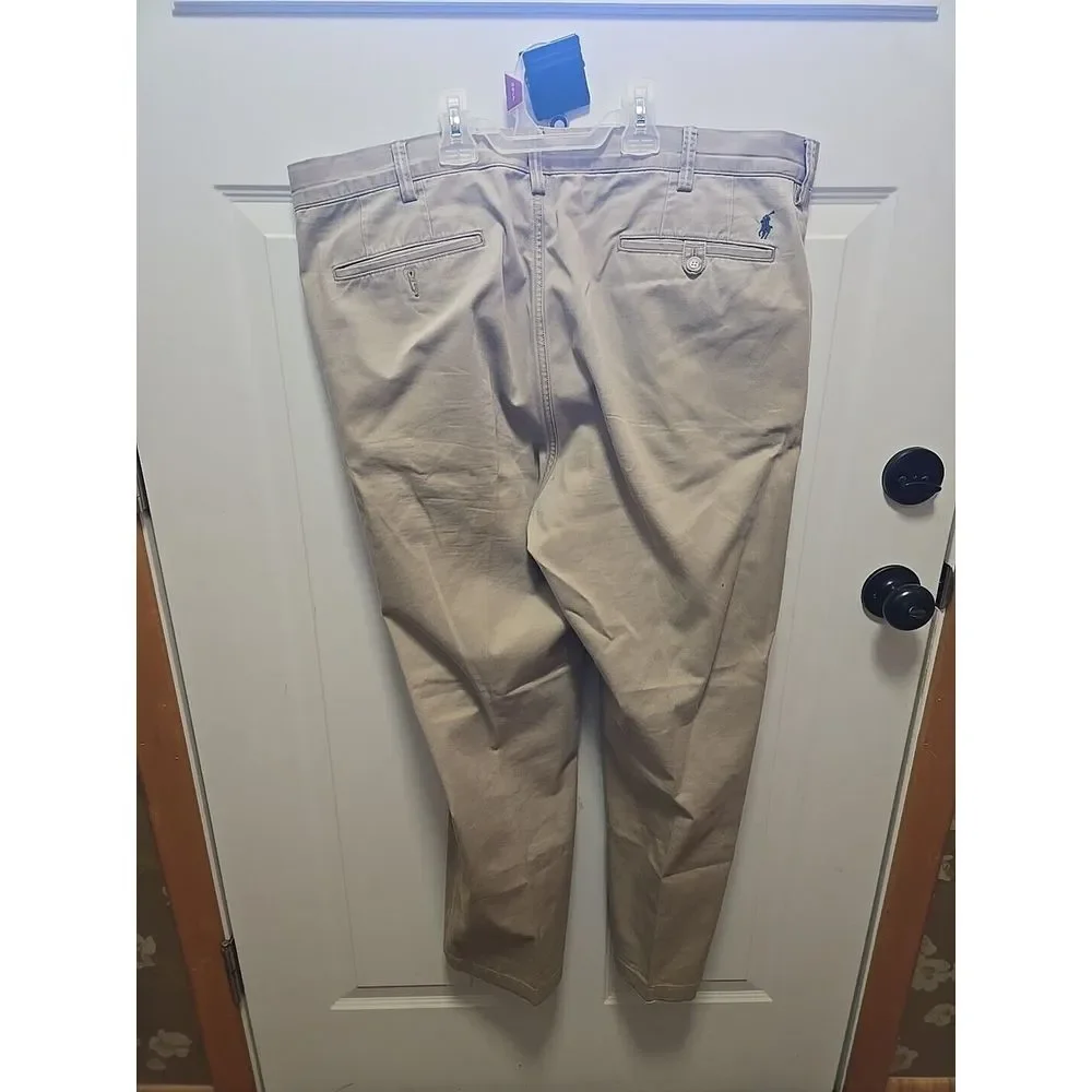 Polo‎ Ralph Lauren Chino Pants Men's Size 38x28 Beige Classic Fit 100% Cotton